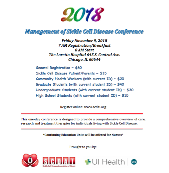 Annual Management Of Sickle Cell Disease Conference 2018 