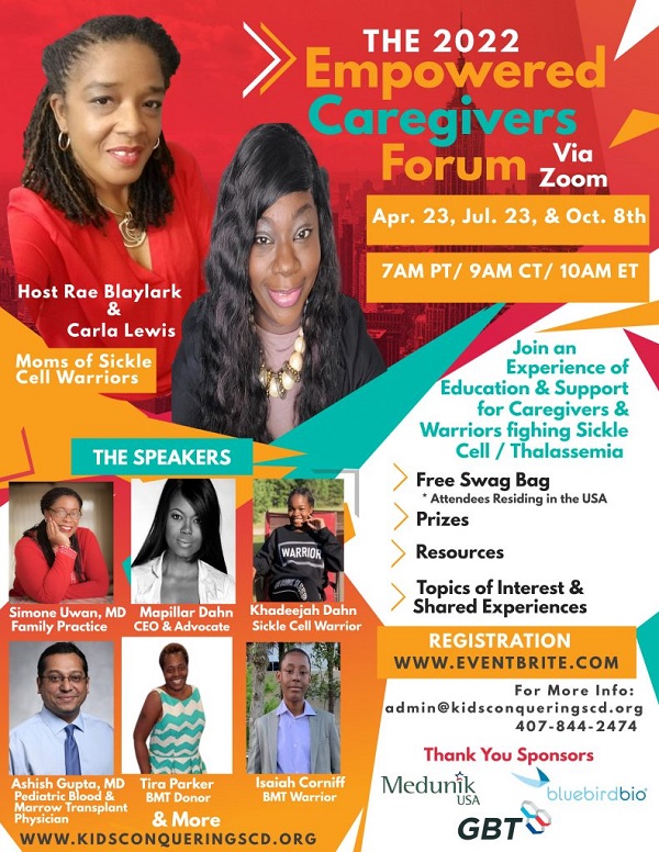 The Empowered Caregivers Forum: A Support Resource For Parents / Caregivers Of Warriors With Sickle Cell / Thalassemia 