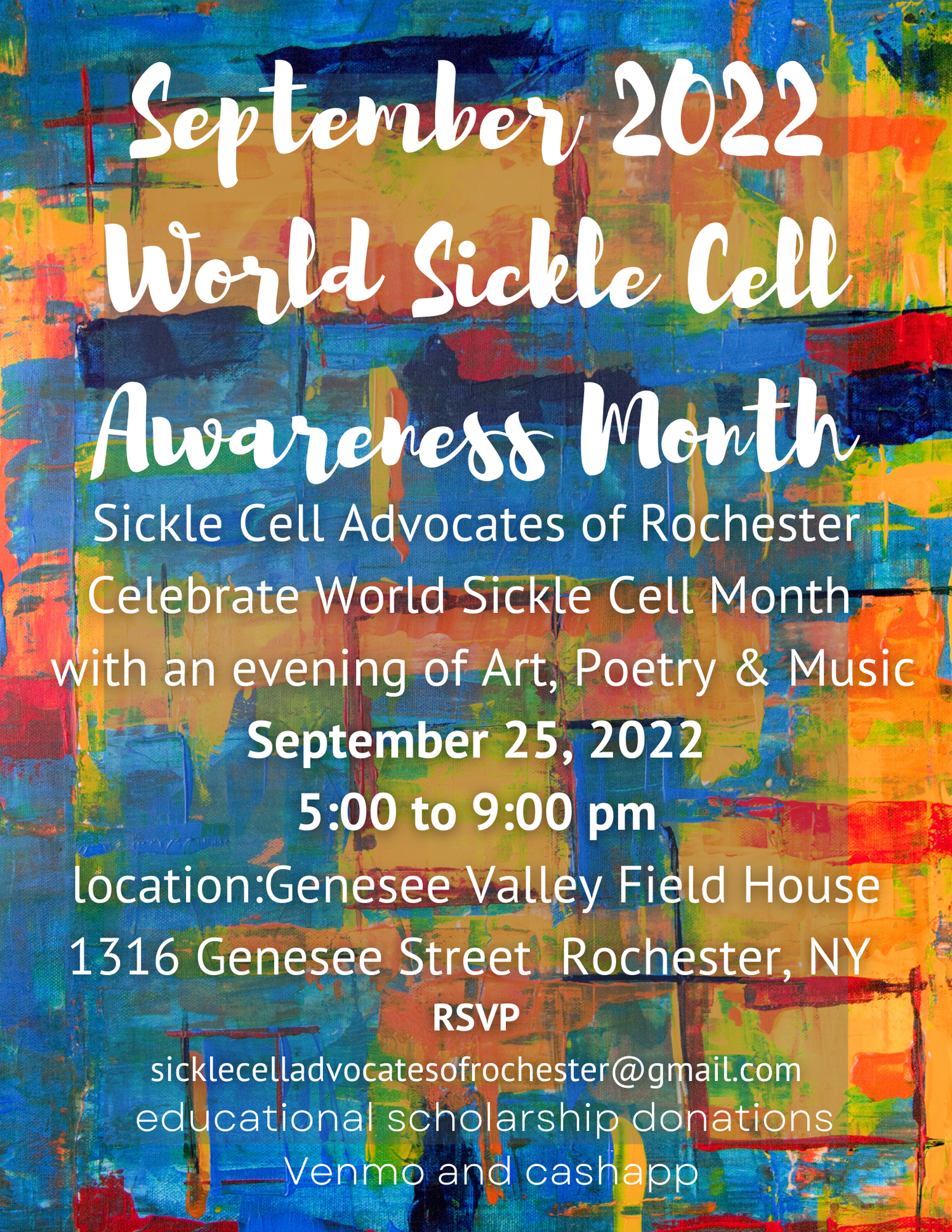 World Sickle Cell Arts Night World Sickle Cell Arts Night