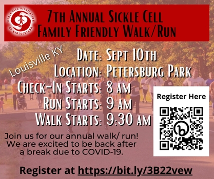 Annual Sickle Cell Family Friendly Walk/Run Annual Sickle Cell Family Friendly Walk/Run