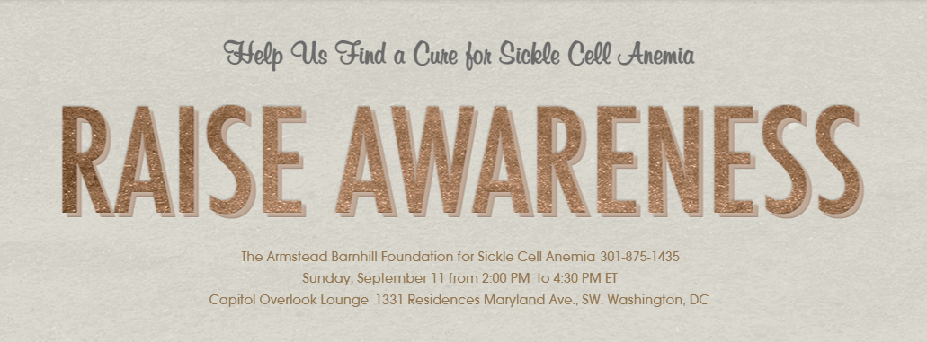 Help Us Find A Cure For Sickle Cell Anemia 