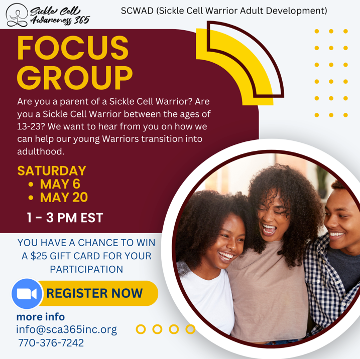 Sickle Cell Awareness 365 Transition Focus Group 