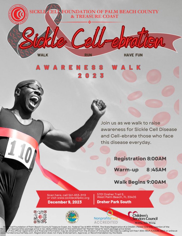 Sickle Cell Foundation Of Palm Beach County & Treasure Coast Sickle Cell-ebration Awareness Walk 2023 
